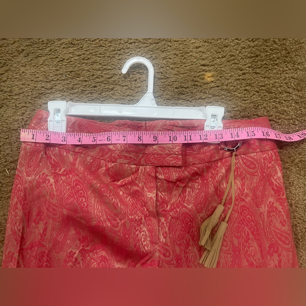 Evan Picone Red Wide Leg Pants / Plus Size XL - Picture 8 of 9